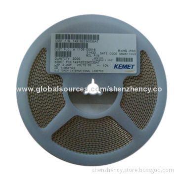 KEMET Tantalum Capacitors, T491B225K035AT, 2.2UF 35V 10% 1411, A Case